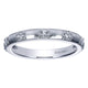 Wedding Band 14k White Gold Diamond Straight