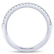 Wedding Band 14k White Gold Diamond Straight