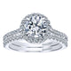 Wedding Band 14k White Gold Diamond Straight