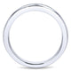 Wedding Band 14k White Gold Diamond Straight