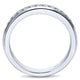 Wedding Band 14k White Gold Diamond Straight