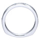 Wedding Band 14k White Gold Diamond Straight