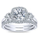 Wedding Band 14k White Gold Diamond Straight