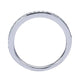 Wedding Band 14k White Gold Diamond Straight