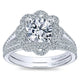 Wedding Band 14k White Gold Diamond Straight