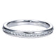 Wedding Band 14k White Gold Diamond Straight