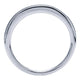 Wedding Band 14k White Gold Diamond Straight
