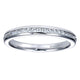 Wedding Band 14k White Gold Diamond Straight