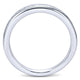 Wedding Band 14k White Gold Diamond Straight
