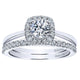 Wedding Band 14k White Gold Diamond Straight