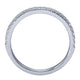 Wedding Band 14k White Gold Diamond Straight