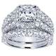 Wedding Band 14k White Gold Diamond Straight