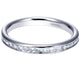 Wedding Band 14k White Gold Diamond Straight