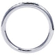 Wedding Band 14k White Gold Diamond Straight