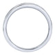 Wedding Band 14k White Gold Diamond Straight
