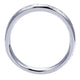 Wedding Band 14k White Gold Diamond Straight