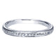 Wedding Band 14k White Gold Diamond Straight