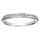 Wedding Band 14k White Gold Diamond Straight