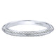 Wedding Band 14k White Gold Diamond Straight
