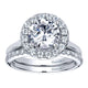 Wedding Band 14k White Gold Diamond Straight