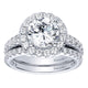 Wedding Band 14k White Gold Diamond Straight