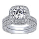 Wedding Band 14k White Gold Diamond Straight