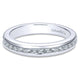 Wedding Band 14k White Gold Diamond Straight
