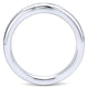 Wedding Band 14k White Gold Diamond Straight