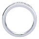 Wedding Band 14k White Gold Diamond Straight