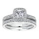 Wedding Band 14k White Gold Diamond Straight