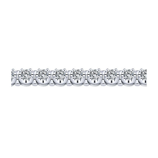 14k White Gold Diamond Tennis Bracelet