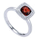 Ladies' Ring 14k White Gold Stackable
