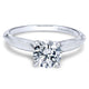 14K White Gold Solitaire 14K White Gold Engagement Ring ER11831R3W4Jjj