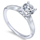 14K White Gold Solitaire 14K White Gold Engagement Ring ER11831R3W4Jjj