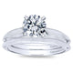 14K White Gold Solitaire 14K White Gold Engagement Ring ER11831R3W4Jjj