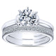Engagement Ring 14k White Gold Solitaire