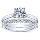Engagement Ring 14k White Gold Solitaire