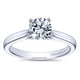 Engagement Ring 14k White Gold Solitaire