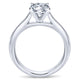 Engagement Ring 14k White Gold Solitaire