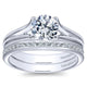 Engagement Ring 14k White Gold Solitaire
