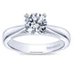 Engagement Ring 14k White Gold Solitaire