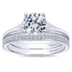 Engagement Ring 14k White Gold Solitaire