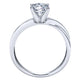 Engagement Ring 14k White Gold Solitaire