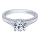 Engagement Ring 14k White Gold Split Shank