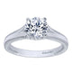 Engagement Ring 14k White Gold Split Shank