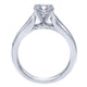 Engagement Ring 14k White Gold Straight