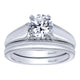 Engagement Ring 14k White Gold Straight