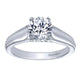 Engagement Ring 14k White Gold Straight