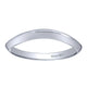 Wedding Band 14k White Gold Straight