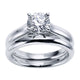 Wedding Band 14k White Gold Straight